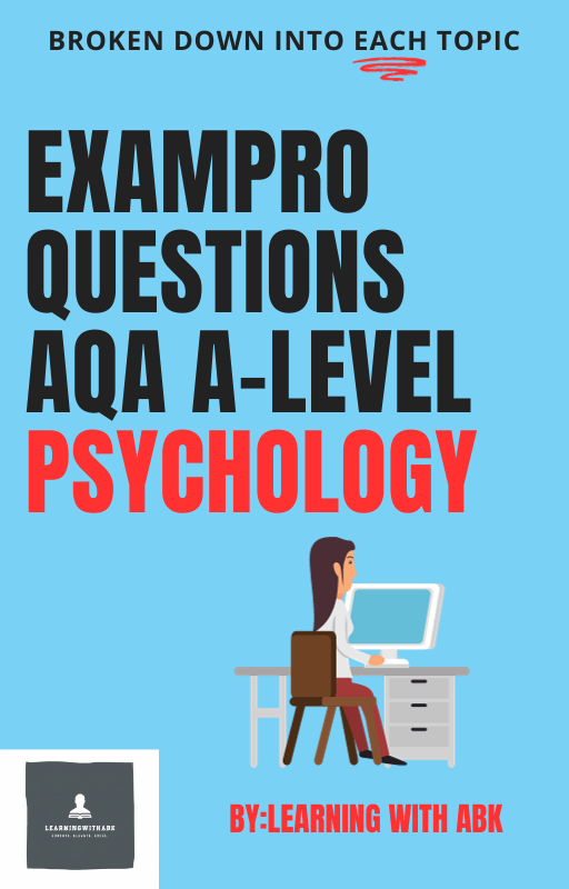 EXAM PRO QUESTION BANK: AQA A-LEVEL PSYCHOLOGY