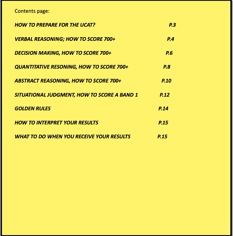 THE COMPREHENSIVE UCAT GUIDE - The Secret To Scoring 800+ Per Section