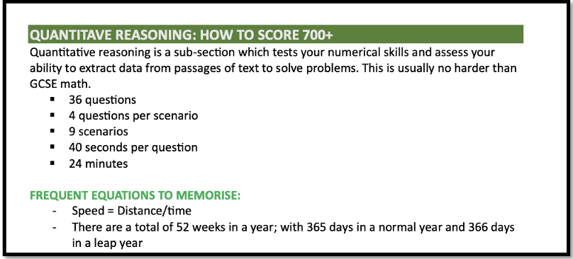 THE COMPREHENSIVE UCAT GUIDE - The Secret To Scoring 800+ Per Section