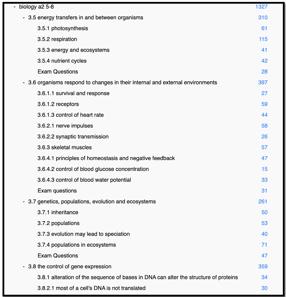 AQA A-LEVEL BIOLOGY - ANKI FLASHCARDS - THE ULTIMATE GUIDE TO AN A*