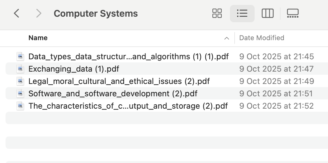 OCR A-LEVEL COMPUTER SCIENCE - EXAMPRO QUESTION BUNDLE