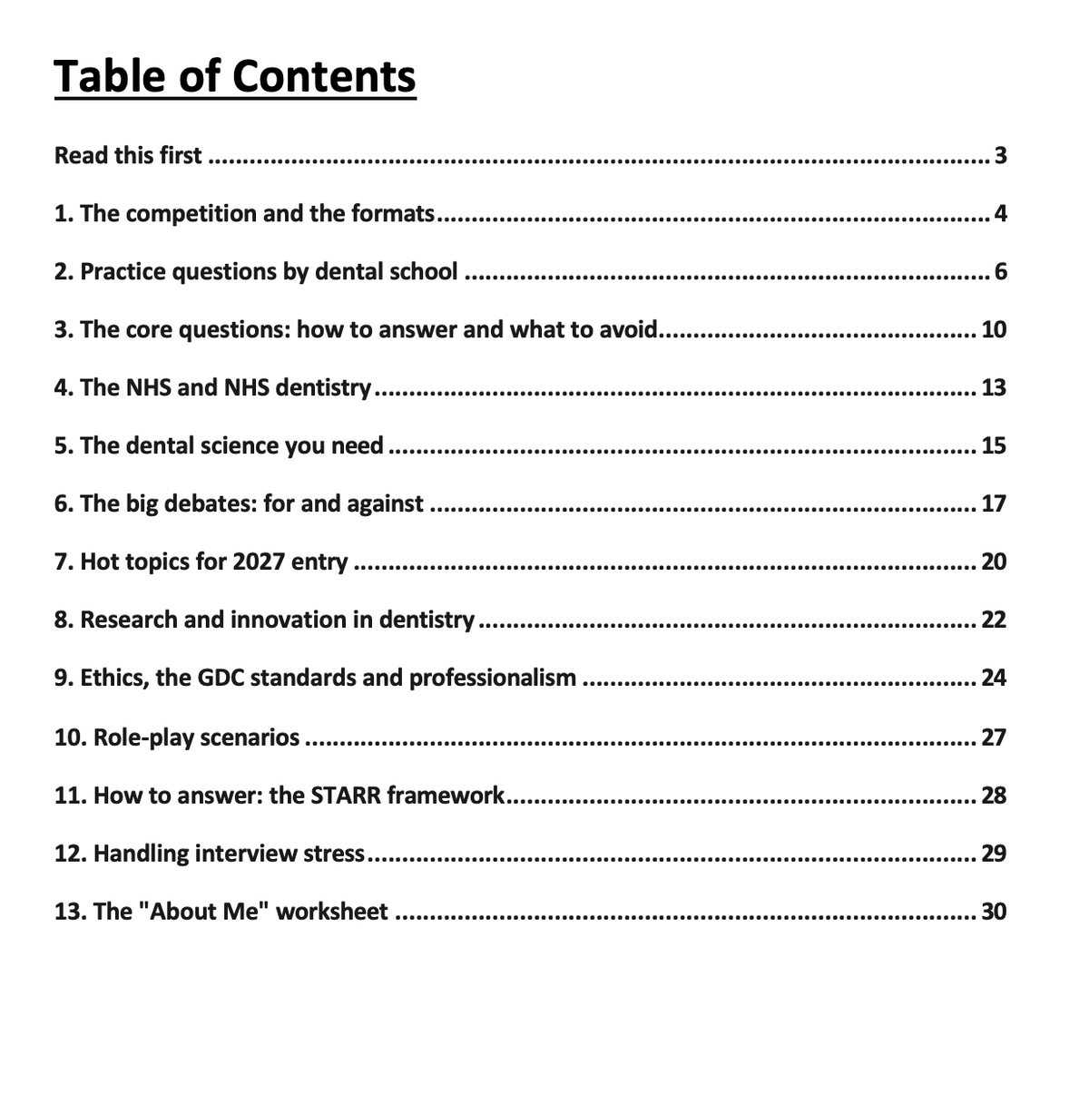UK DENTISTRY INTERVIEW GUIDE - MMI & PANEL PREP (2027 ENTRY)
